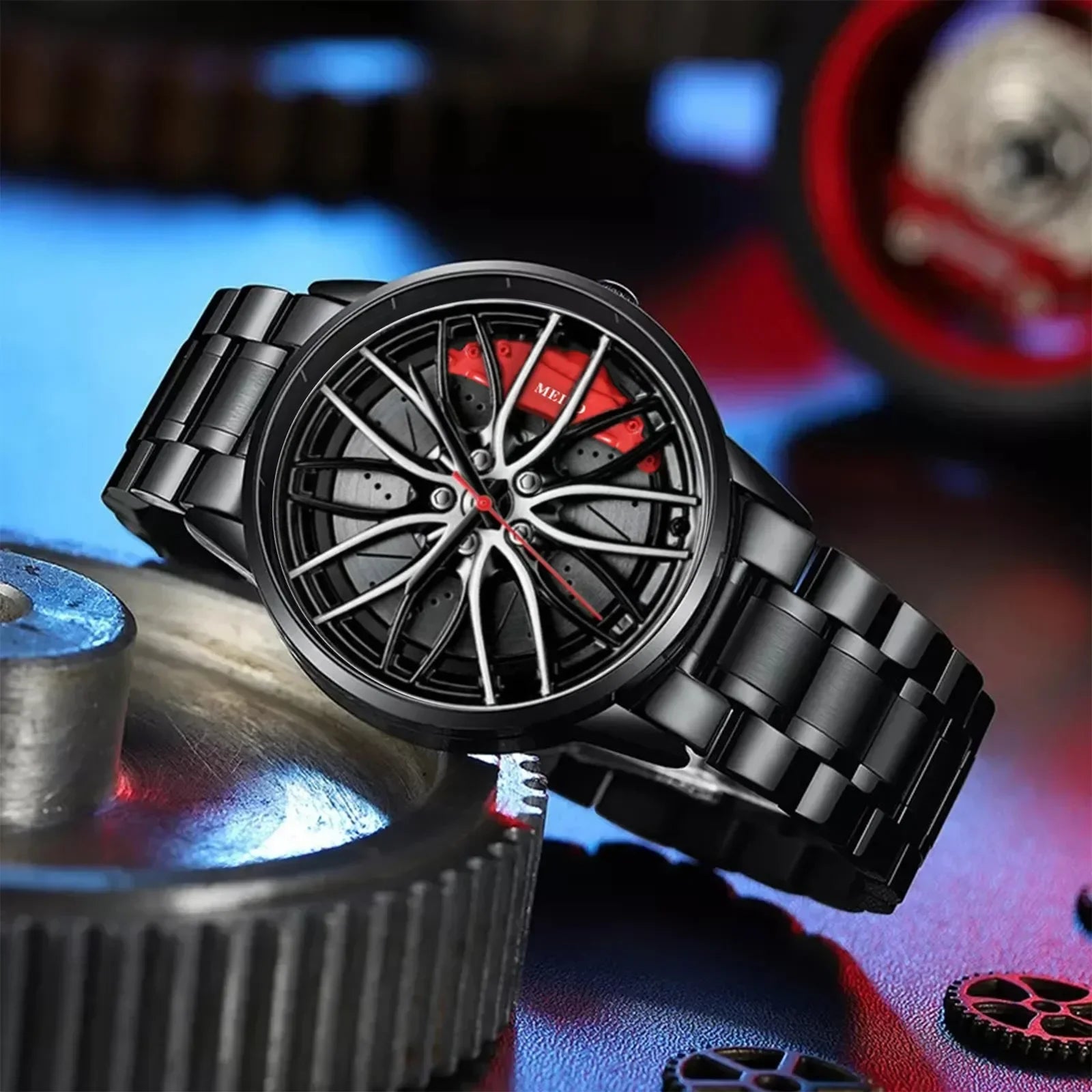 Men's Racing Car Rim Quartz Watch
